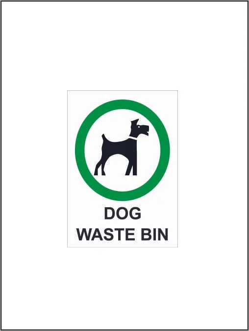 Green Dog Waste Bin