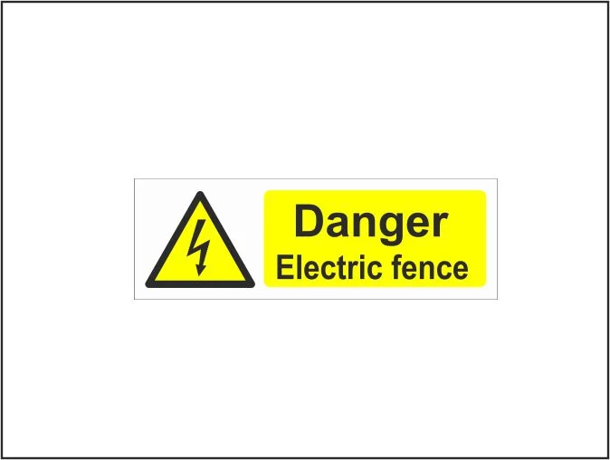 Danger Electric Fence (H)