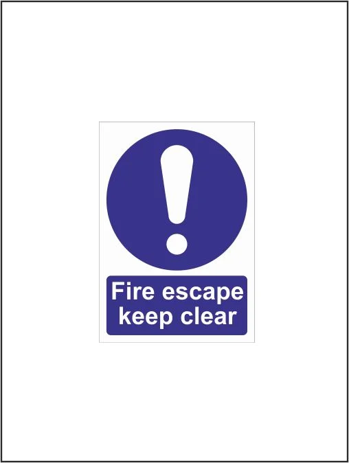 Fire Escape Keep Clear