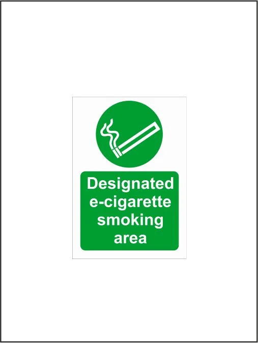 Designated E-Cigarette Smoking Area