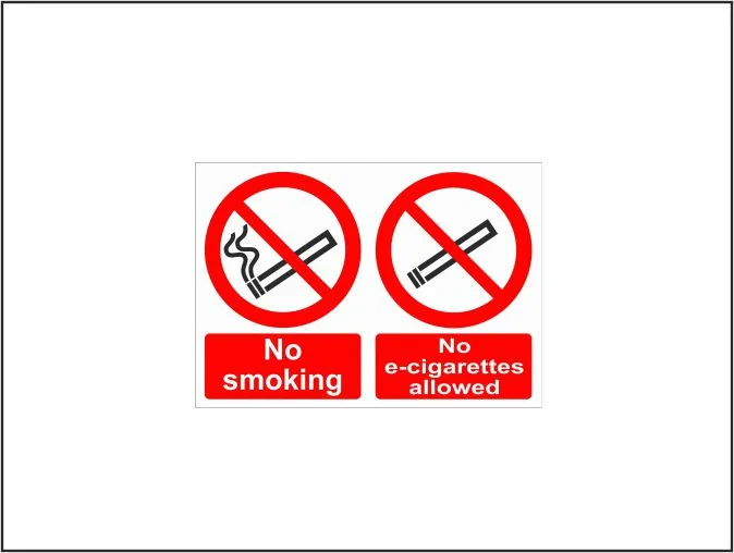 No Smoking - No E-Cigarettes Allowed