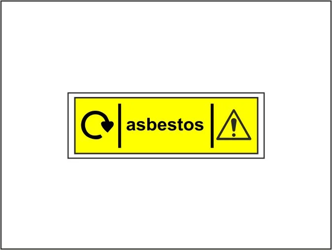 Asbestos - Recycling Sign (L)