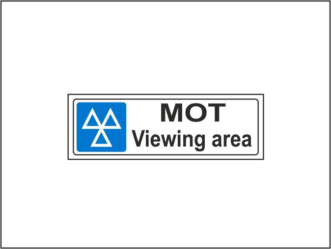 MOT Viewing Area - MOT Garage Forecourt