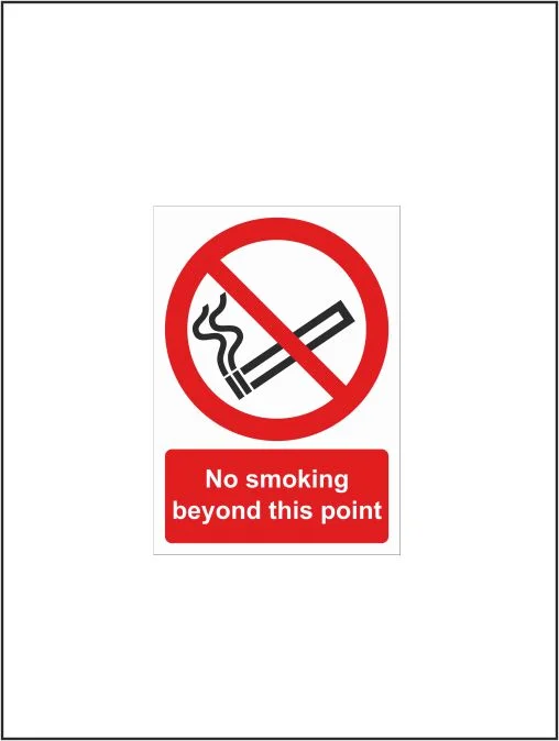 No Smoking Beyond This Point