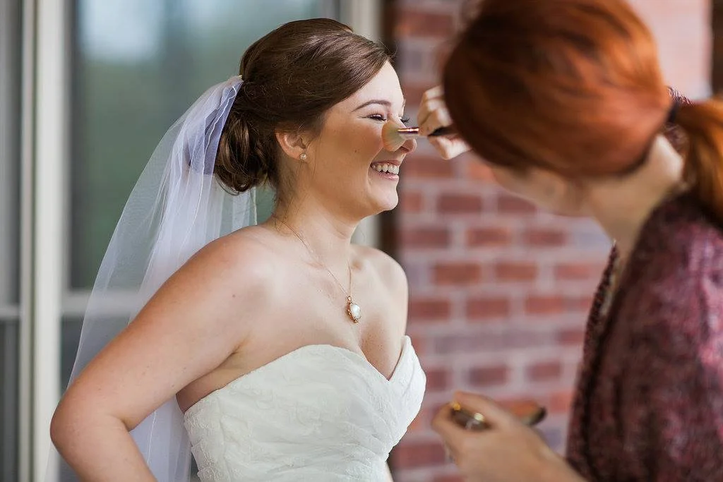 I can't say enough about my experience with Jennifer Abercrombie during our wedding. I loved getting to know her during the run through and she was so go with the flow on our day! We got a late start but she caught us up to make sure the I was ready on time and even stayed to do touch ups after the first look with my daddy.