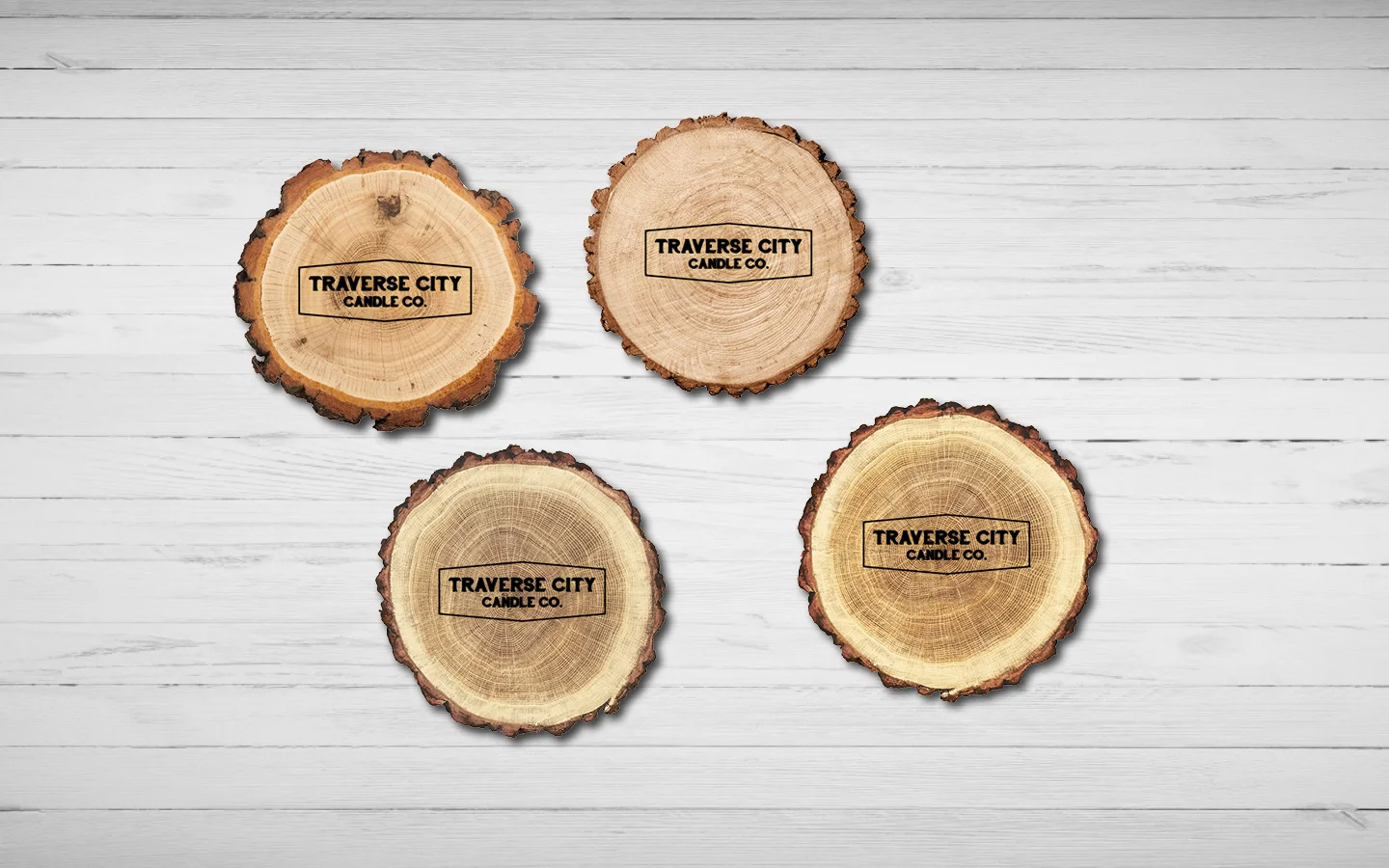 Candle Coasters - Set of Four