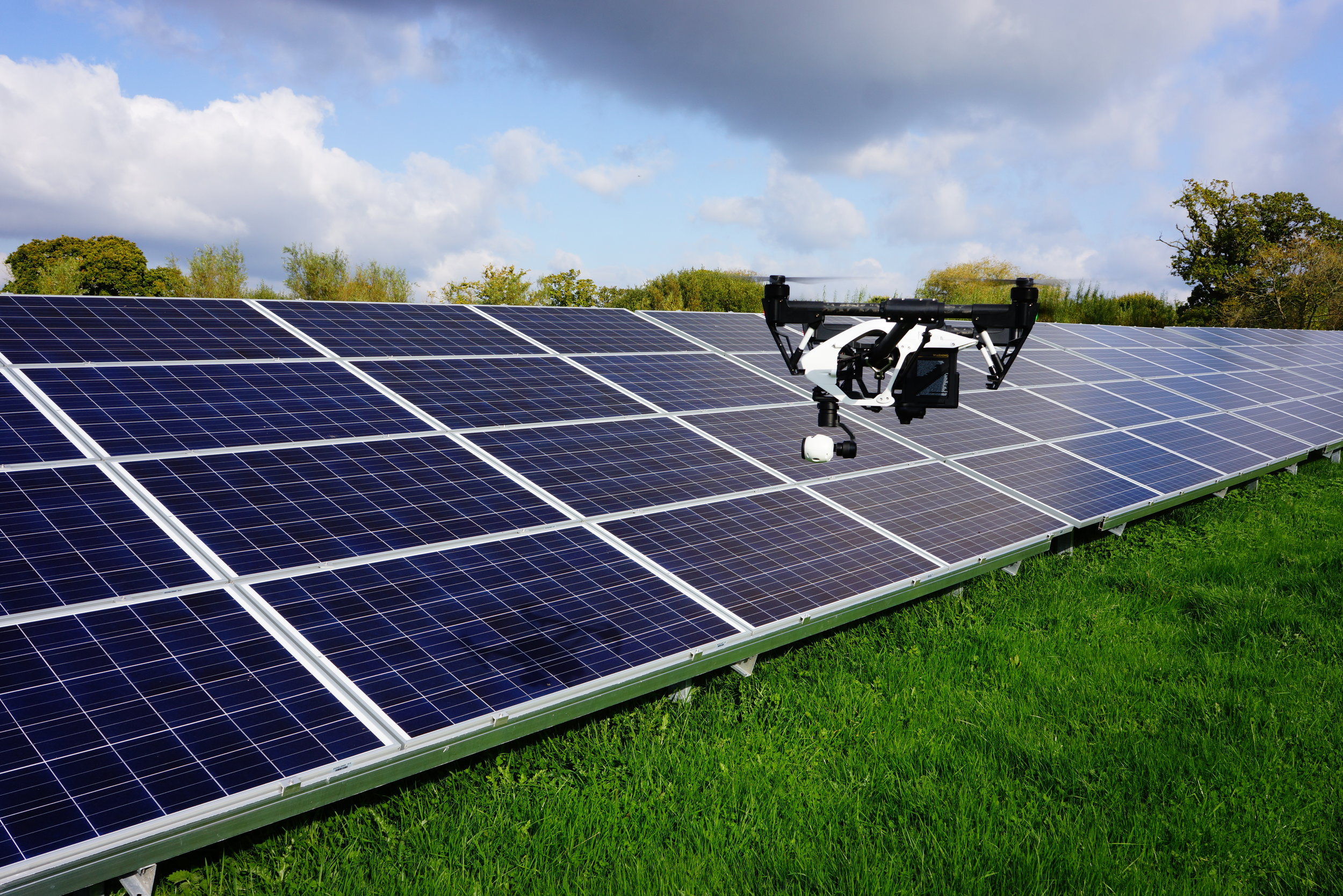 Solar inspection at Commercial Drone Training