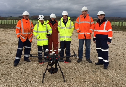 DJI M600 Matrice National Grid Drone Team