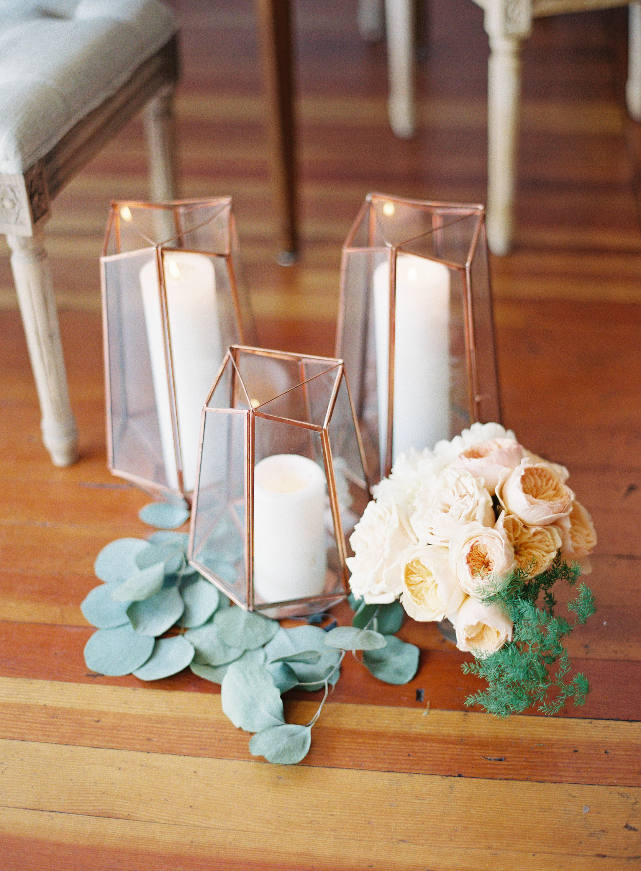 Rose Gold Wedding Details | The Loft on Pine Wedding | Green Apple Event Co | Sposto Photography