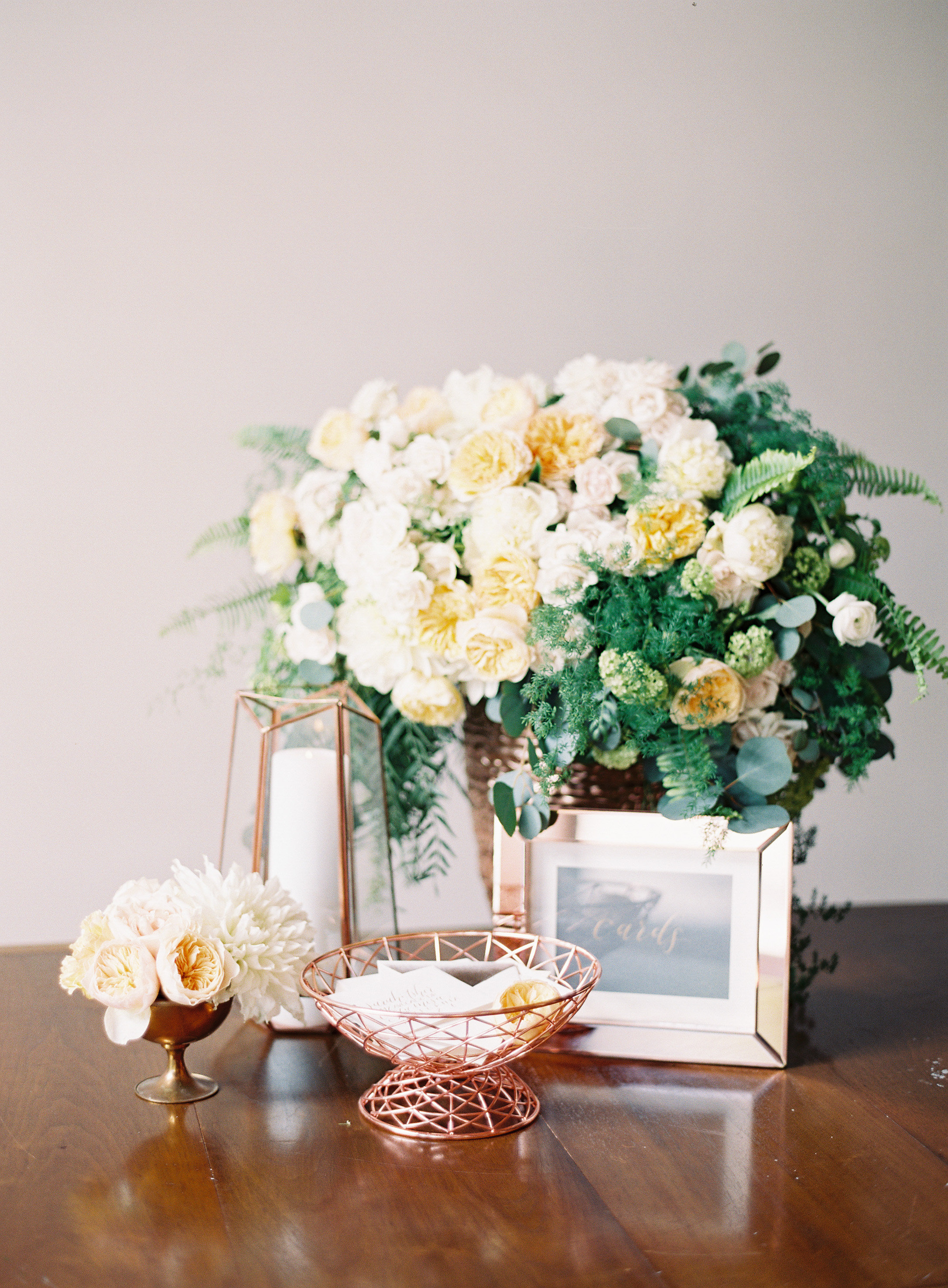 Rose Gold Wedding Details | The Loft on Pine Wedding | Green Apple Event Co | Sposto Photography