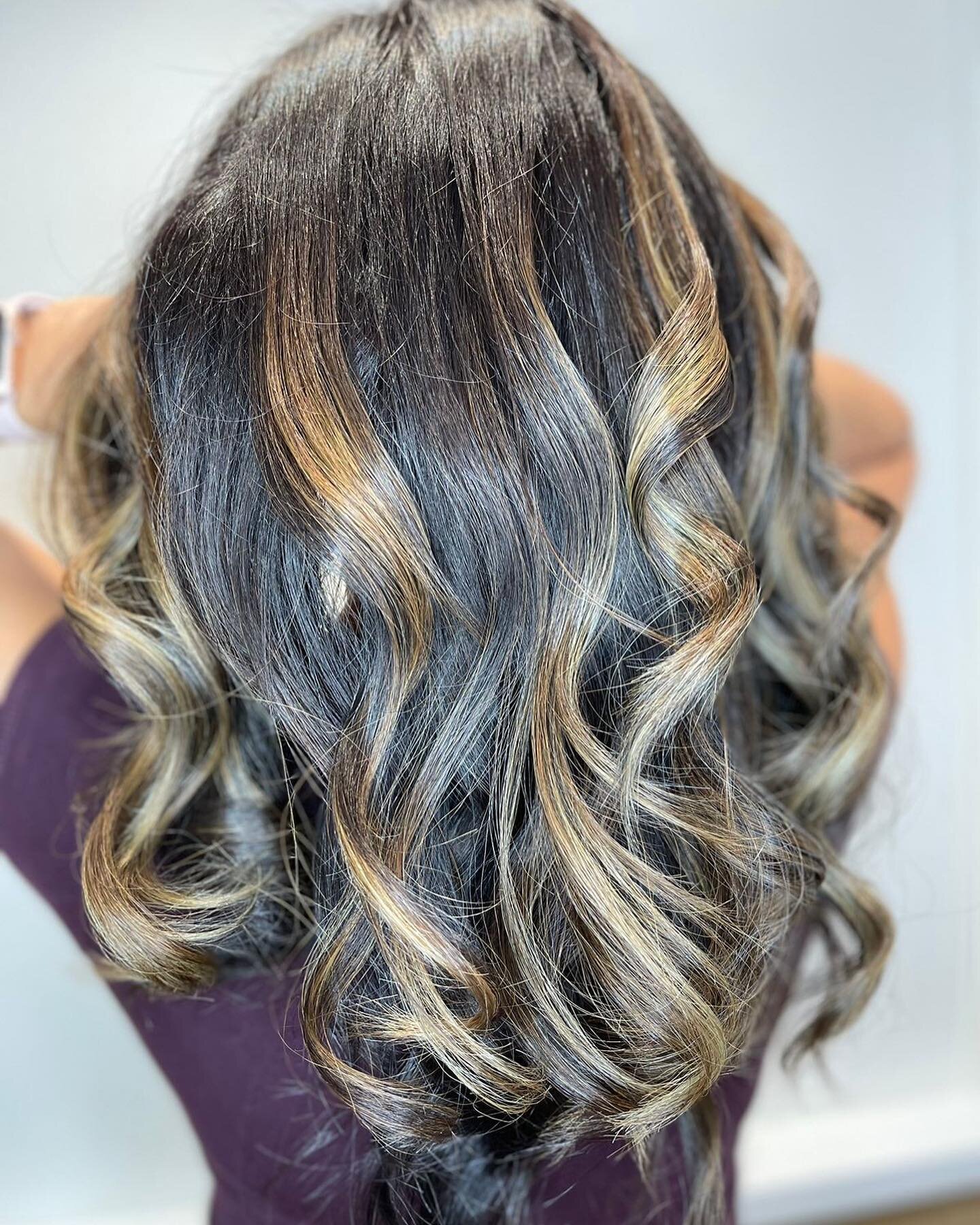Ombre is a hair coloring technique where the hair is gradually blended from a darker shade to a lighter shade, or vice versa. The transition between the colors should be smooth and gradual, without any harsh lines or noticeable boundaries. The term &
