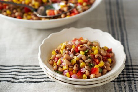 Southwestern Black Eyed Pea and Corn Salad