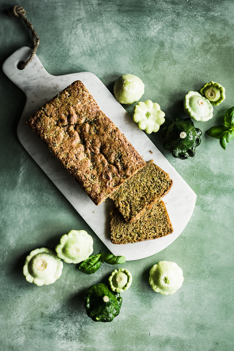 Lemon Basil Zucchini Bread