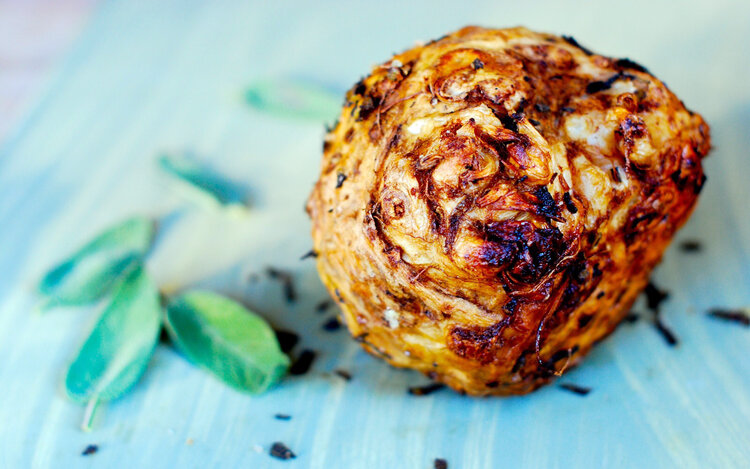 Whole Roasted Celeriac