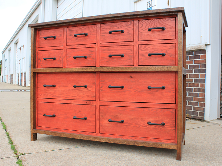 Oak Dresser Red Cole Train Furniture