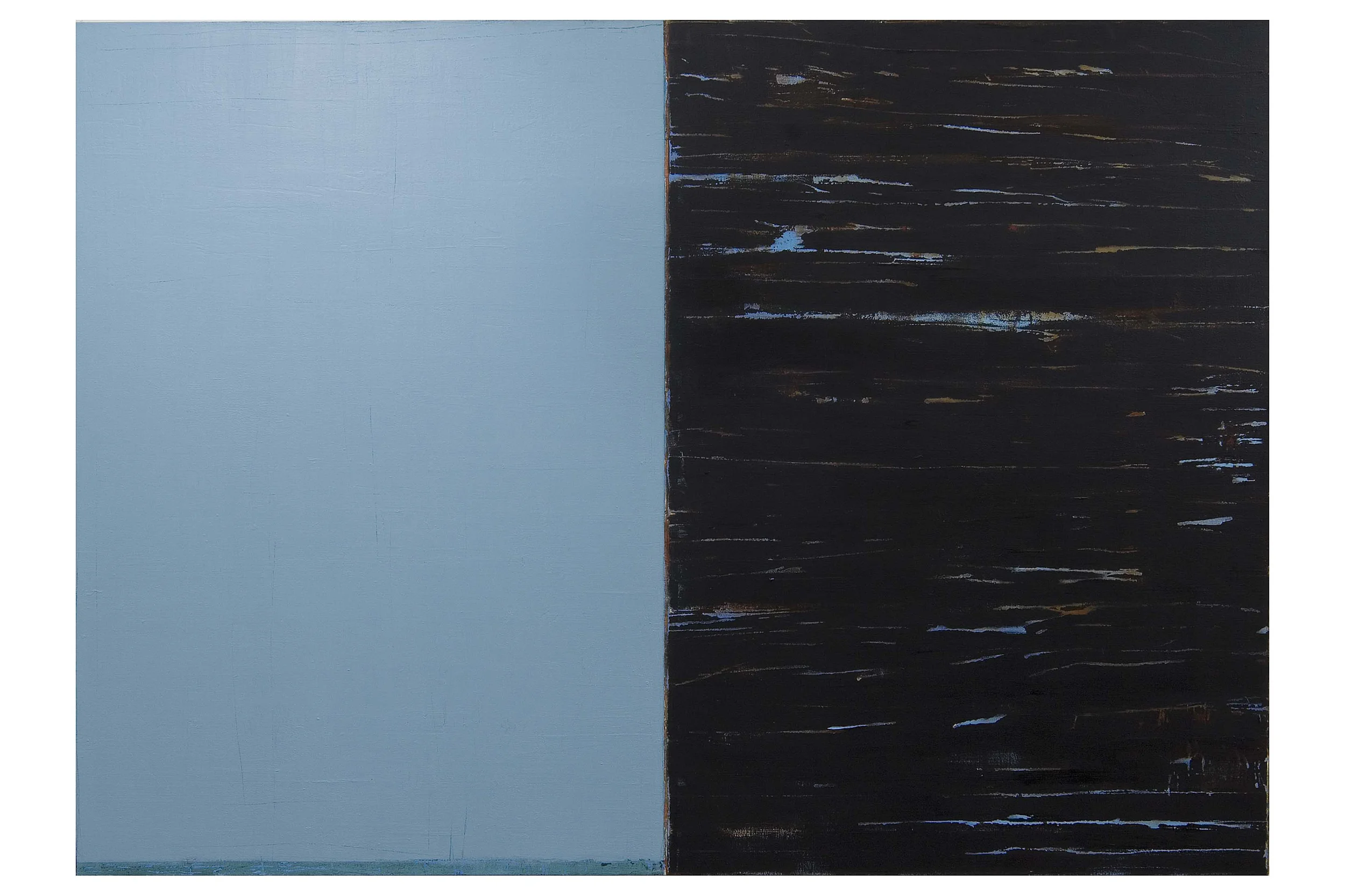 dry salvages oil on canvas, 84x60", 2008 in private collection