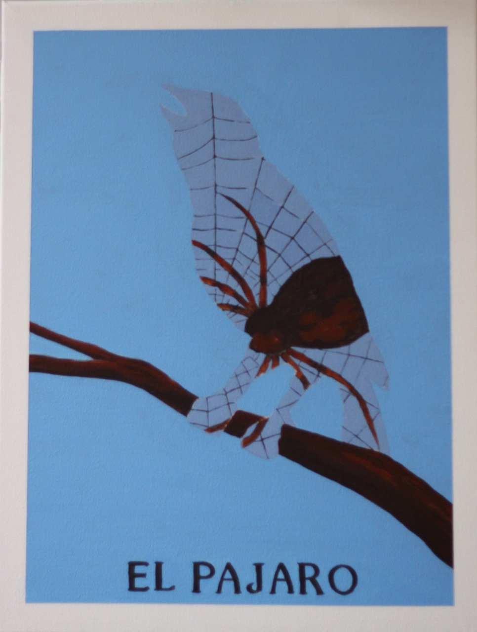 El Pajaro, Acrylic on canvas, 24" x 18"