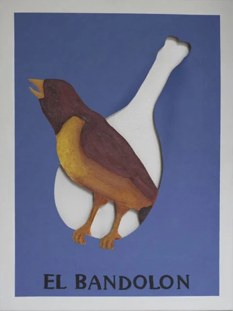 El Bandolon, Acrylic on canvas, 24" x 18"