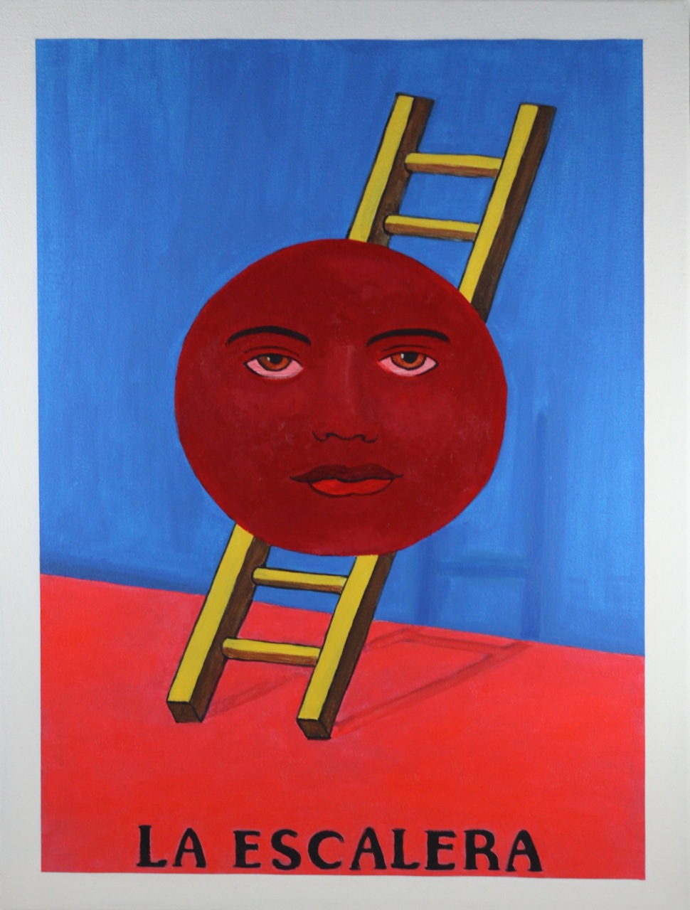 La Escalera, Acrylic on canvas, 24" x 18"