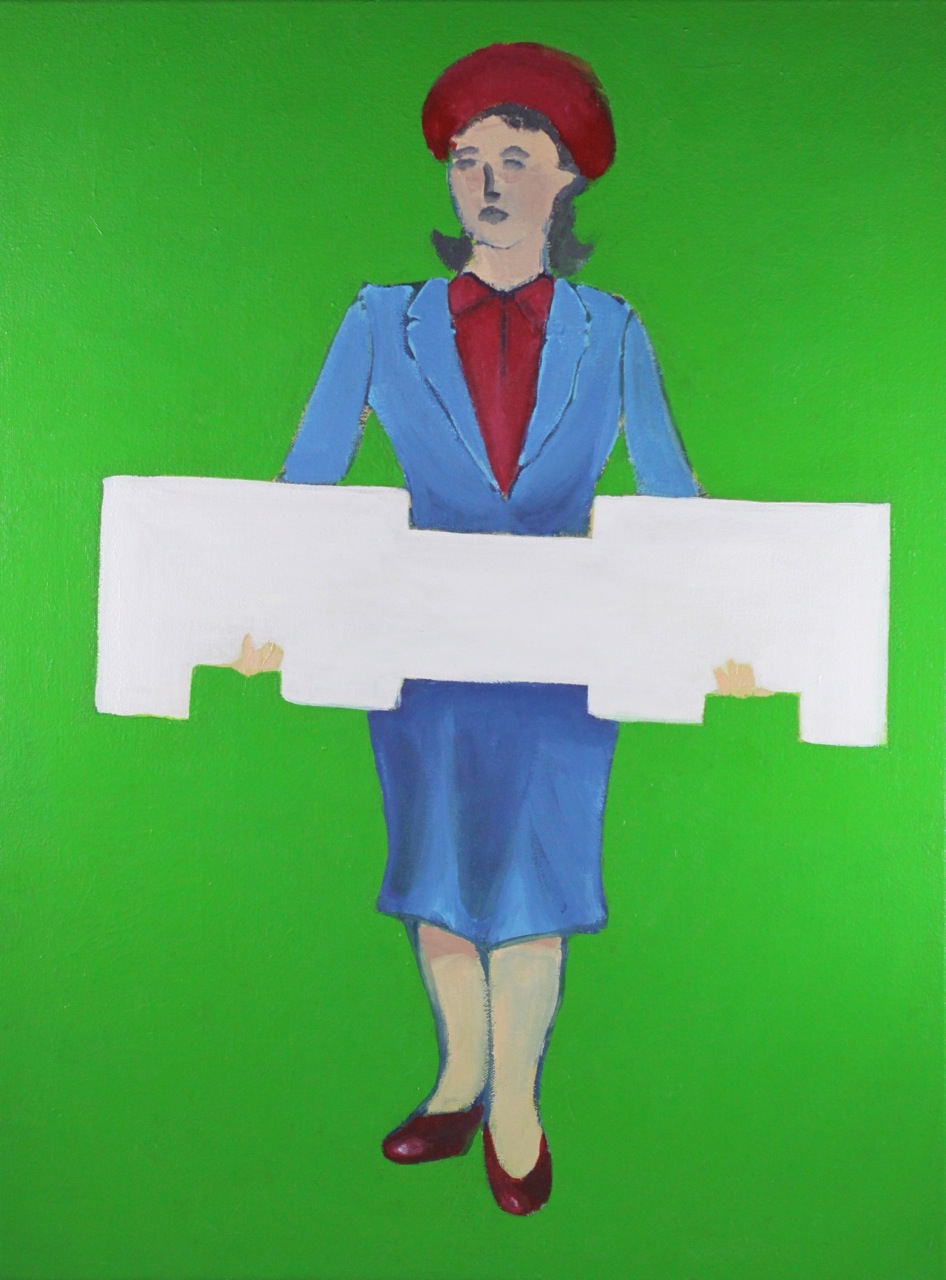 La Donna, Acrylic on canvas, 24" x 18"