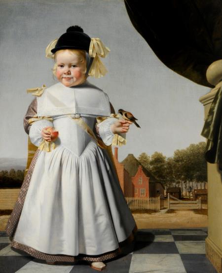 Caesar Van Everdingen, 'Child Holding an Apple', 1664© Cannon Hall Museum, Park and Gardens
