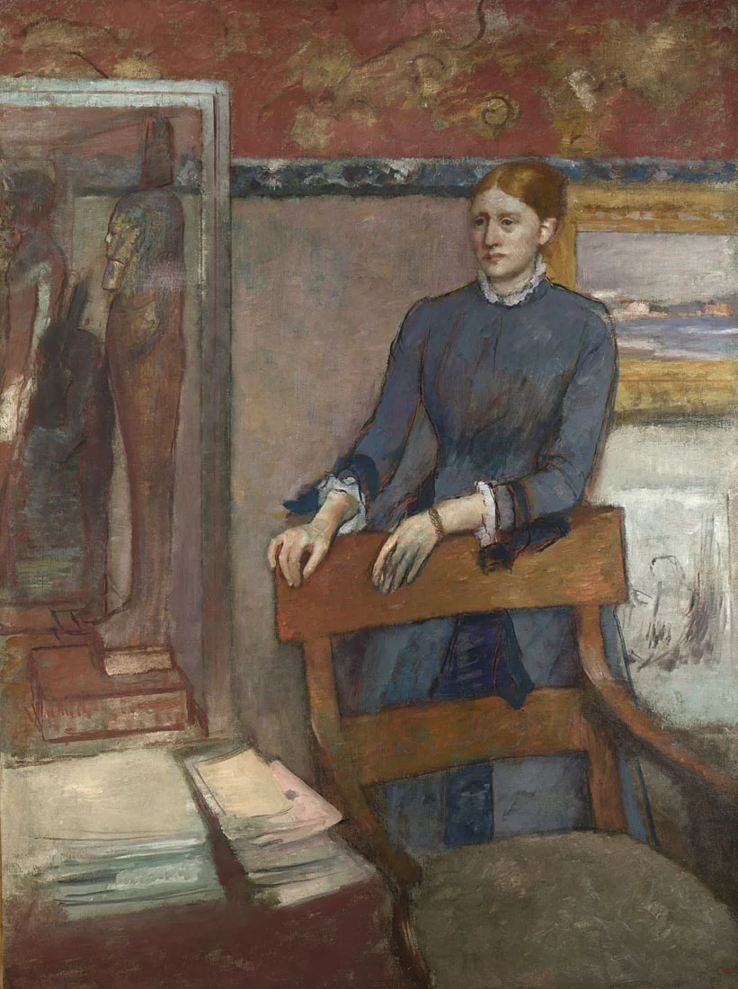 Hilaire-Germain-Edgar Degas, Hélène Rouart in her Father's Study, 1886 © THE NATIONAL GALLERY, LONDON