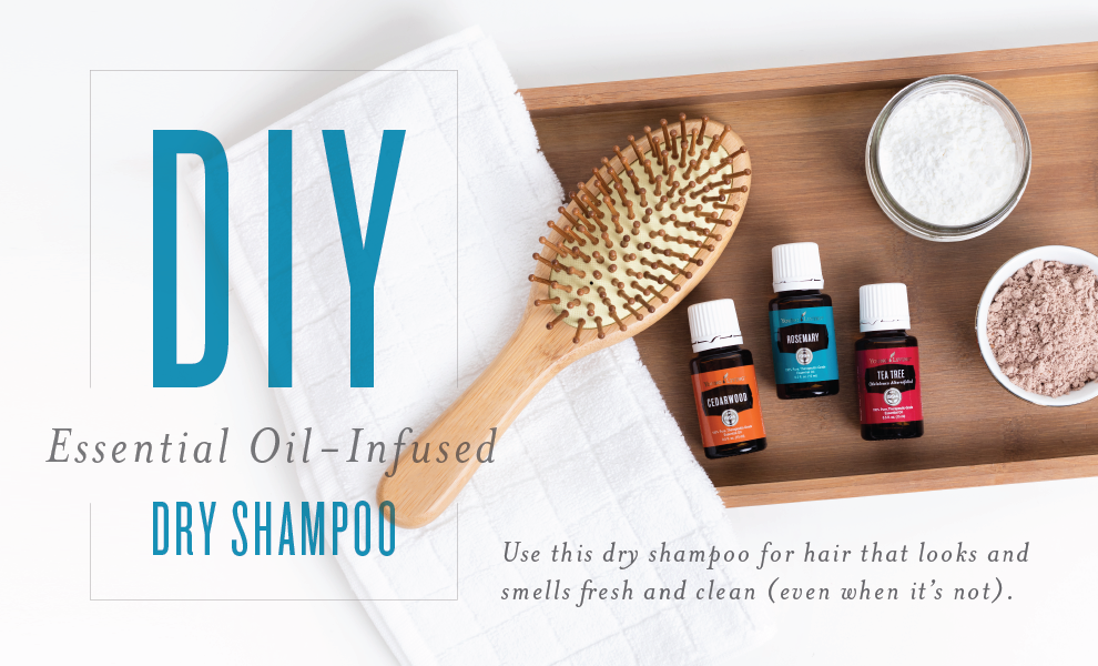 DIY Essential Oil-Infused Dry Shampoo Recipe
