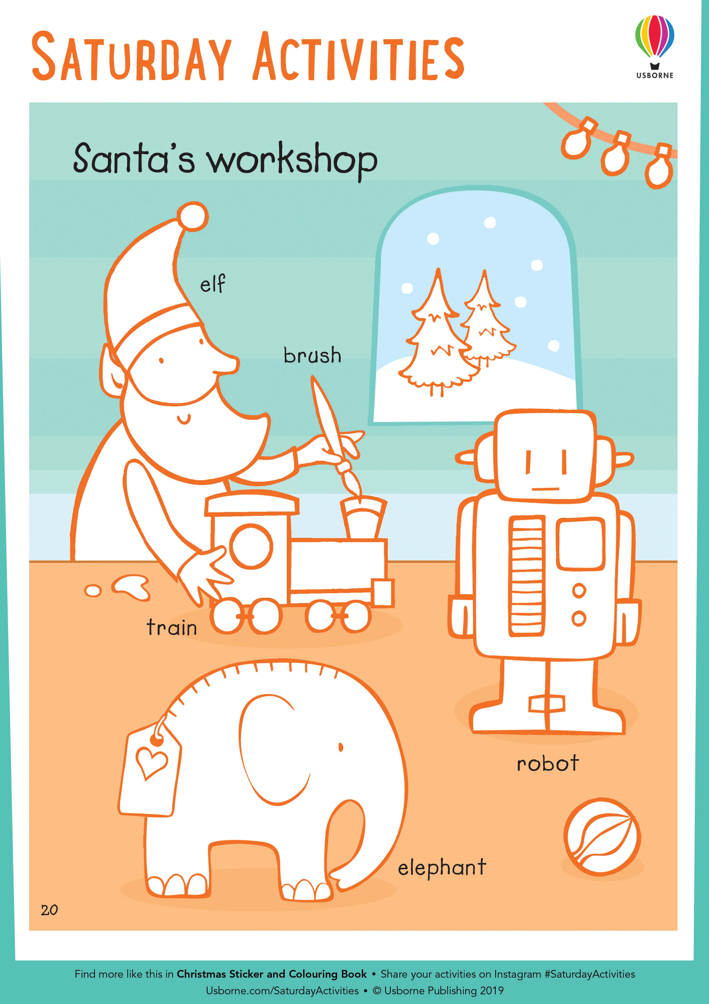 Saturday Christmas Activities from Usborne