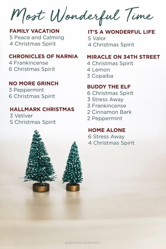 Holiday Diffuser Blends