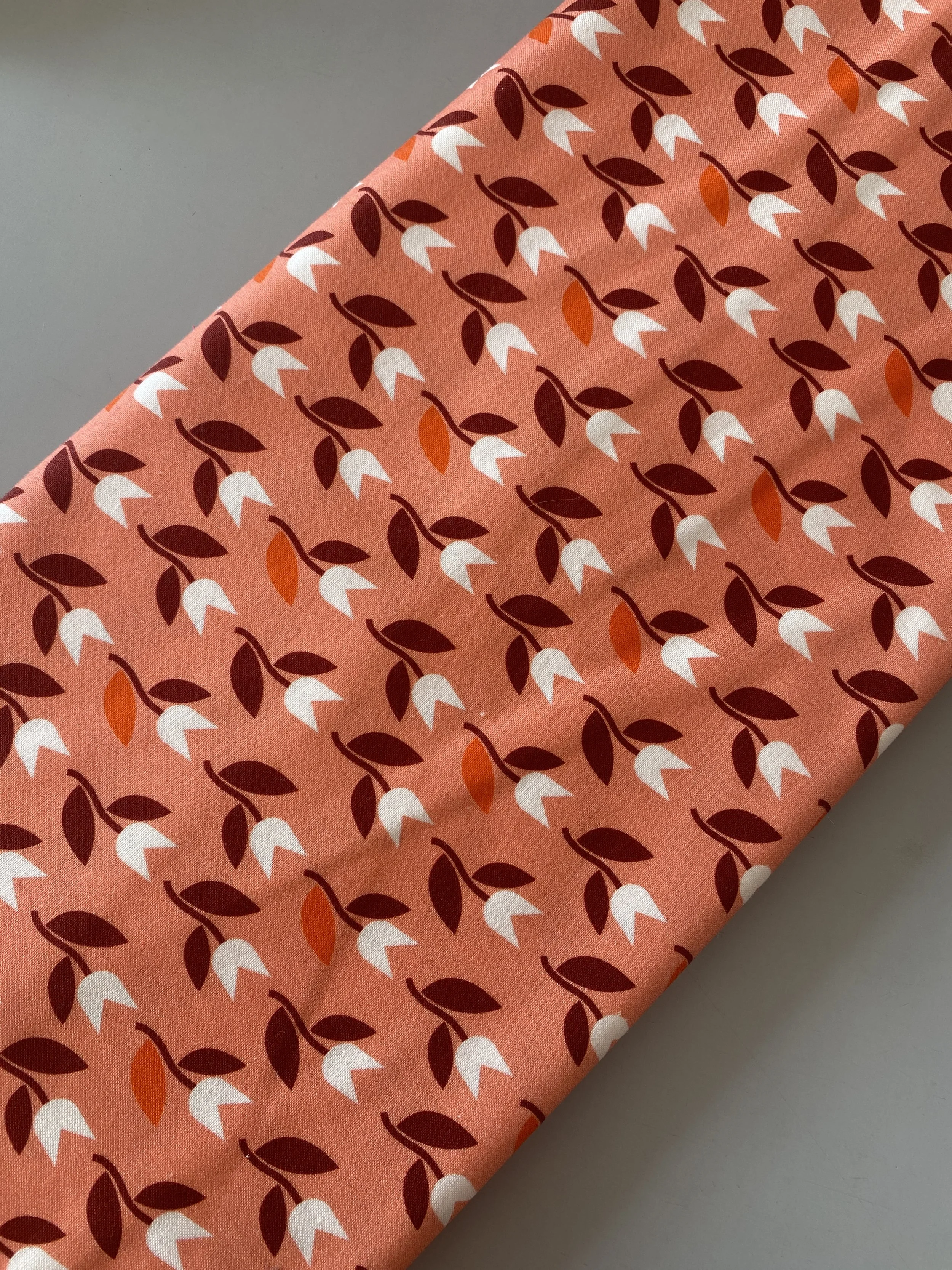 Remnant - 1.8m Flower Print Cotton