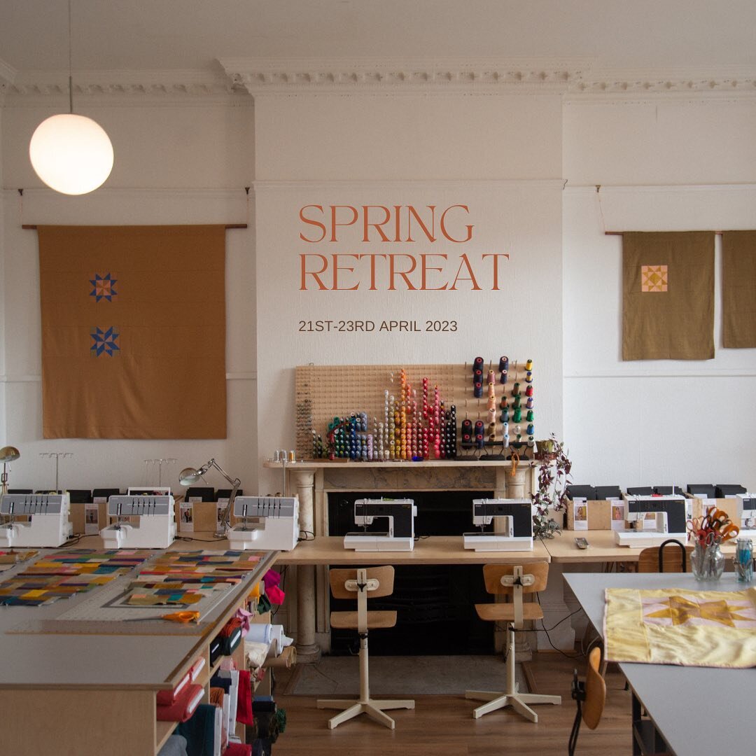 There is just over a month until our ✨SPRING RETREAT✨ and we have a little handful of spaces available. This retreat combines everything that is JOYFUL about sewing and gets those creative juices flowing. We would love to see your sunny faces there.
