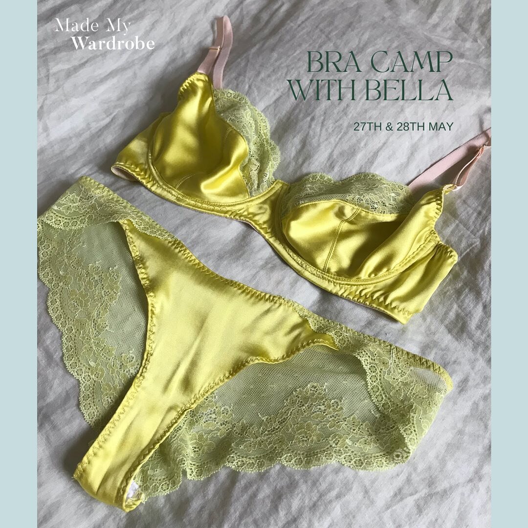 We are delighted to have Bella from @whatbellamade visiting us from the USA in May to teach her world renowned Bra Camp! On this weekend workshop you will learn all the skills to make you&rsquo;re own perfectly fitted bra. This will be the only date 