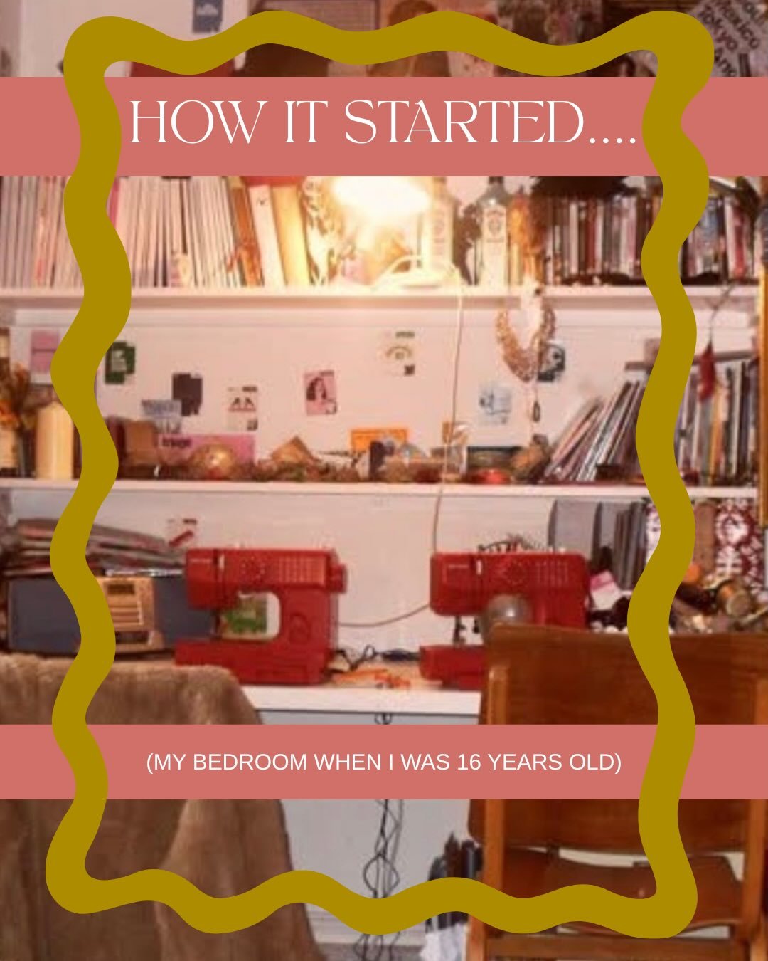 From my teenage bedroom to five years in our Bristol studio, the same things still matter. Sewing in company, solid tunes on the speaker and those same vintage wooden chairs. 

If you have joined us in the last five years we would love to hear your m