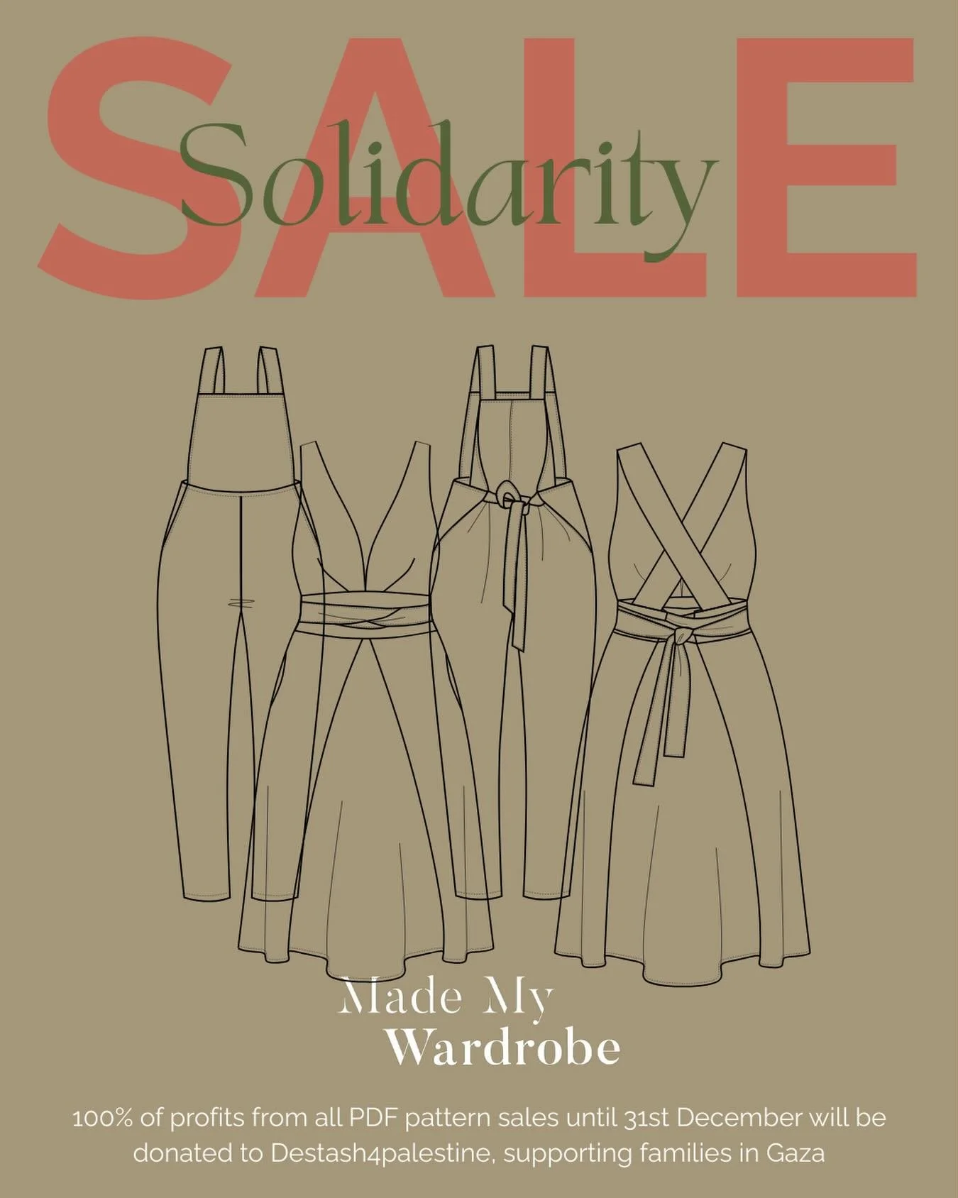 We did this two years ago and raised over &pound;800, it&rsquo;s hard to believe how much worse the situation in Gaza has become since then, so we have decided to team up with Destash4Palestine to try and raise some more funds. 
@destash4palestine is