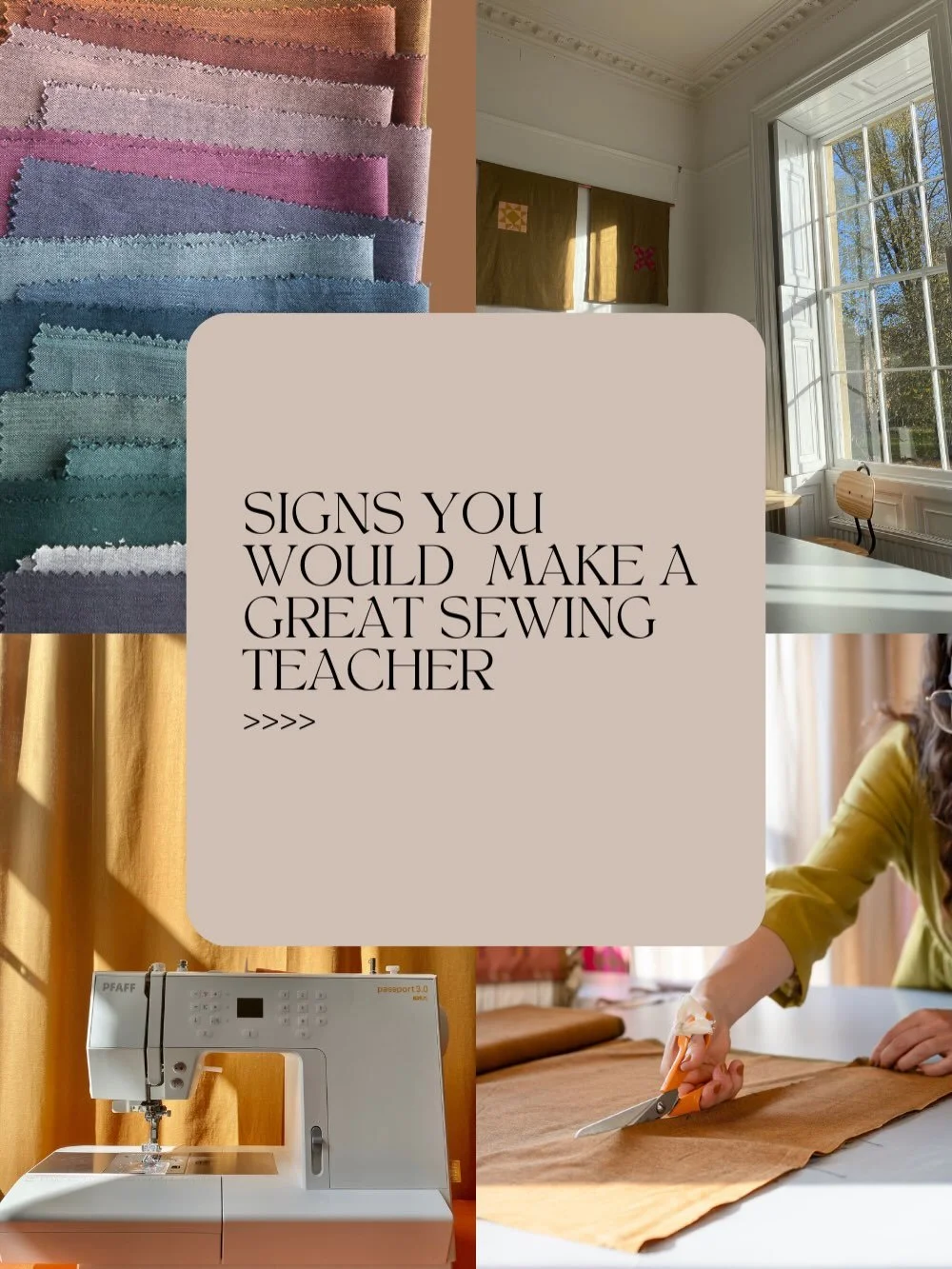 The work starts in one week ✨ this could be the year you skill up and share your sewing knowledge. We have a limited number of places left on our Sewing Teacher Training course so if you&rsquo;re hearing the call to join us, be sure to secure your sp