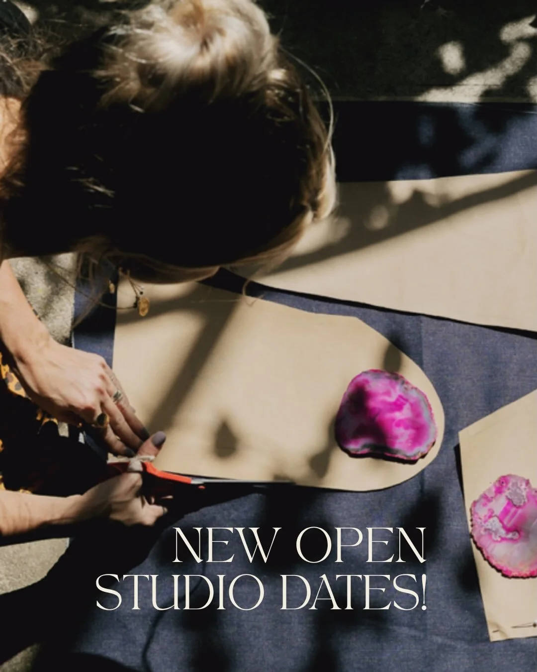 Based on your super helpful feedback we have added four more Open Studio dates to the calendar. @anaclark_studio will be running these sessions on Friday mornings from 10am till 1pm ✂️
If they prove popular we will schedule more for Autumn 🍂 
💌 Swi