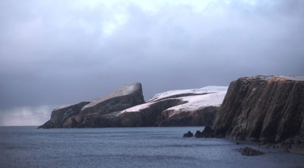 Fair Island lies to the north of the Orkney Islands and below the Shetlands, remote even from the two archipelagos far to the north of the British Island. What a lonely and forbidding place for shipwrecked men of the Spanish Armada. 