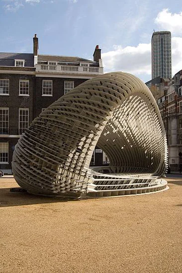 fibre-c SPACE Pavilion London - Ruhnau Clarke Architects