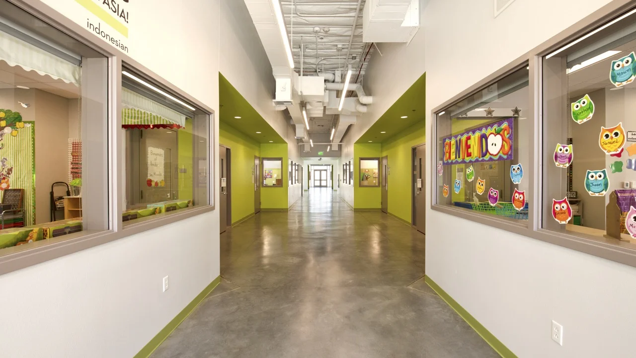 Kindergarten Building (Green)