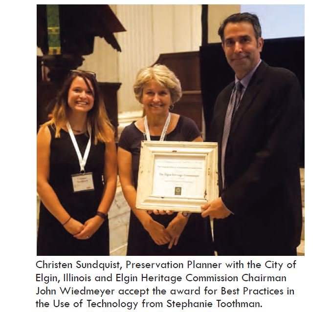 2016 National Alliance of Preservation Commissions Award.JPG