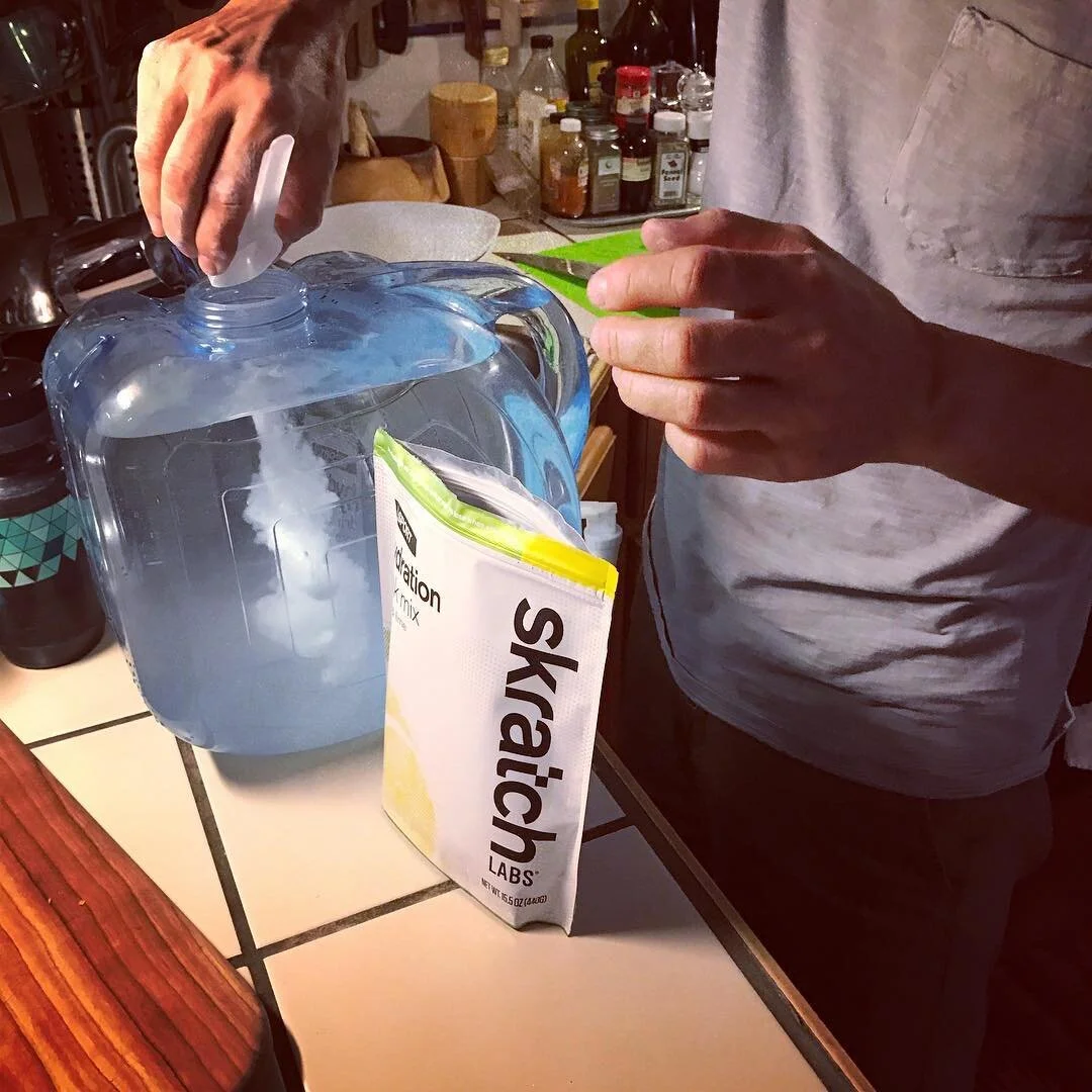 As we soldier on into the summer season, we are continually staying on top of our hydration as athletes 😅 so here&rsquo;s a performance tip from coach Eric :  Grab a 2 gallon water jug and pre-mix your hydration supply and keep it in the fridge. Sin