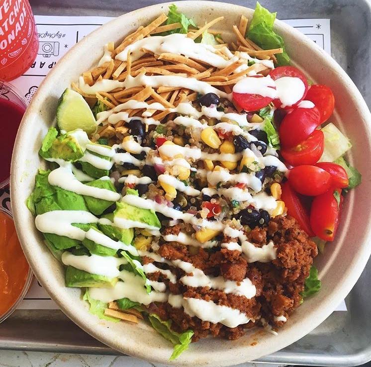 by CHLOE Taco Salad Photo: Hannah Udren (Tulane '18)