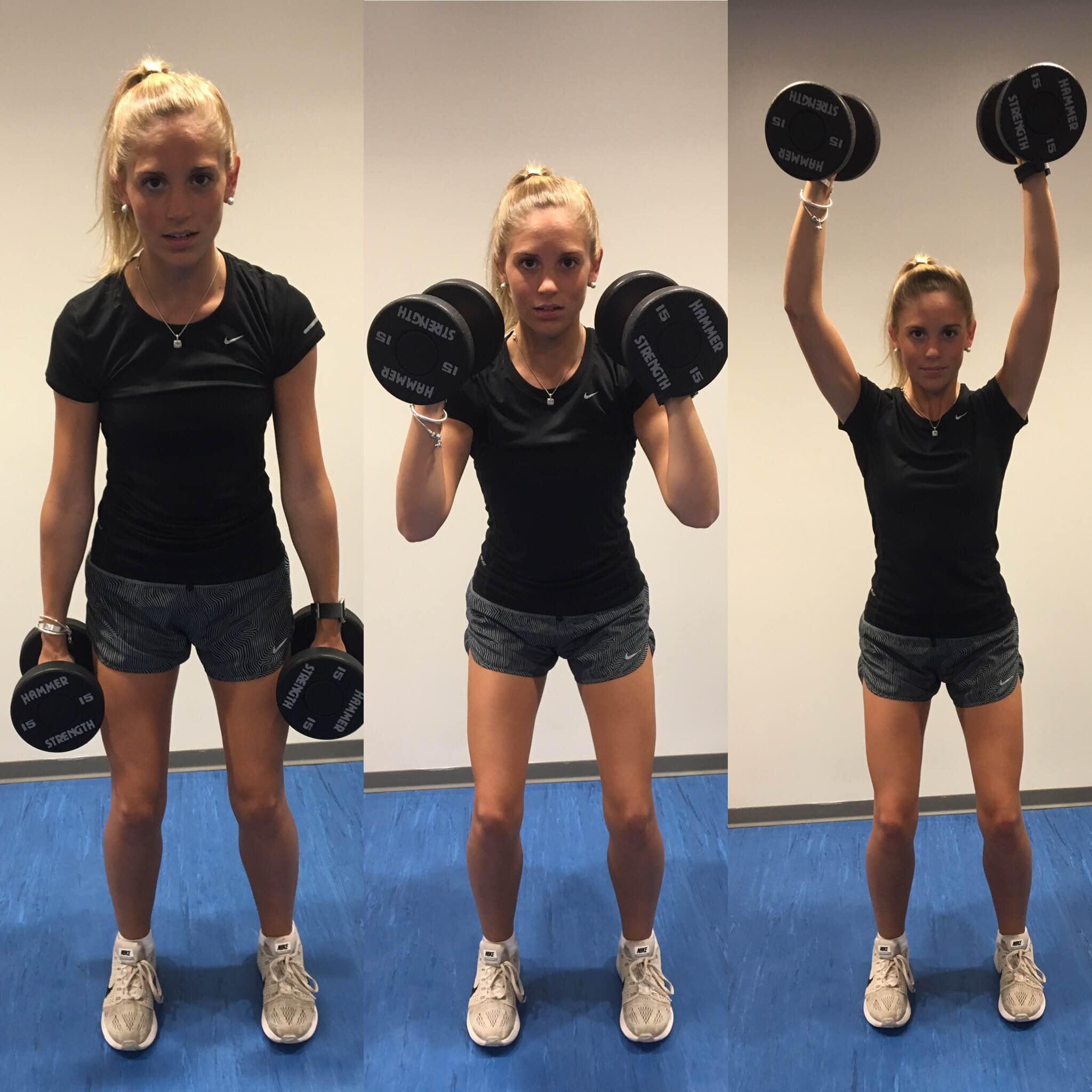 HAMMER CURL TO SHOULDER PRESS