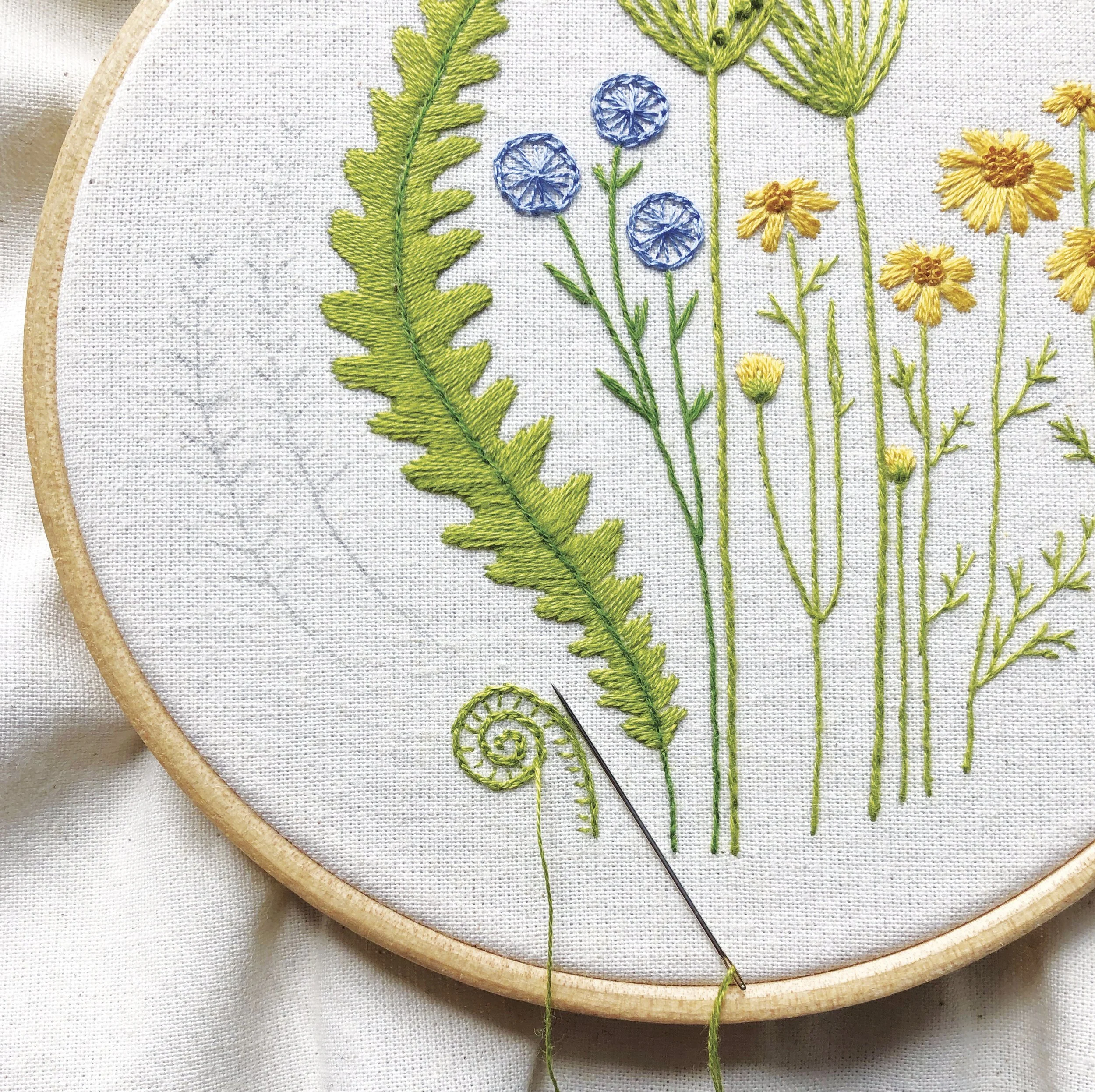 Summer Meadow Stitching Tutorials