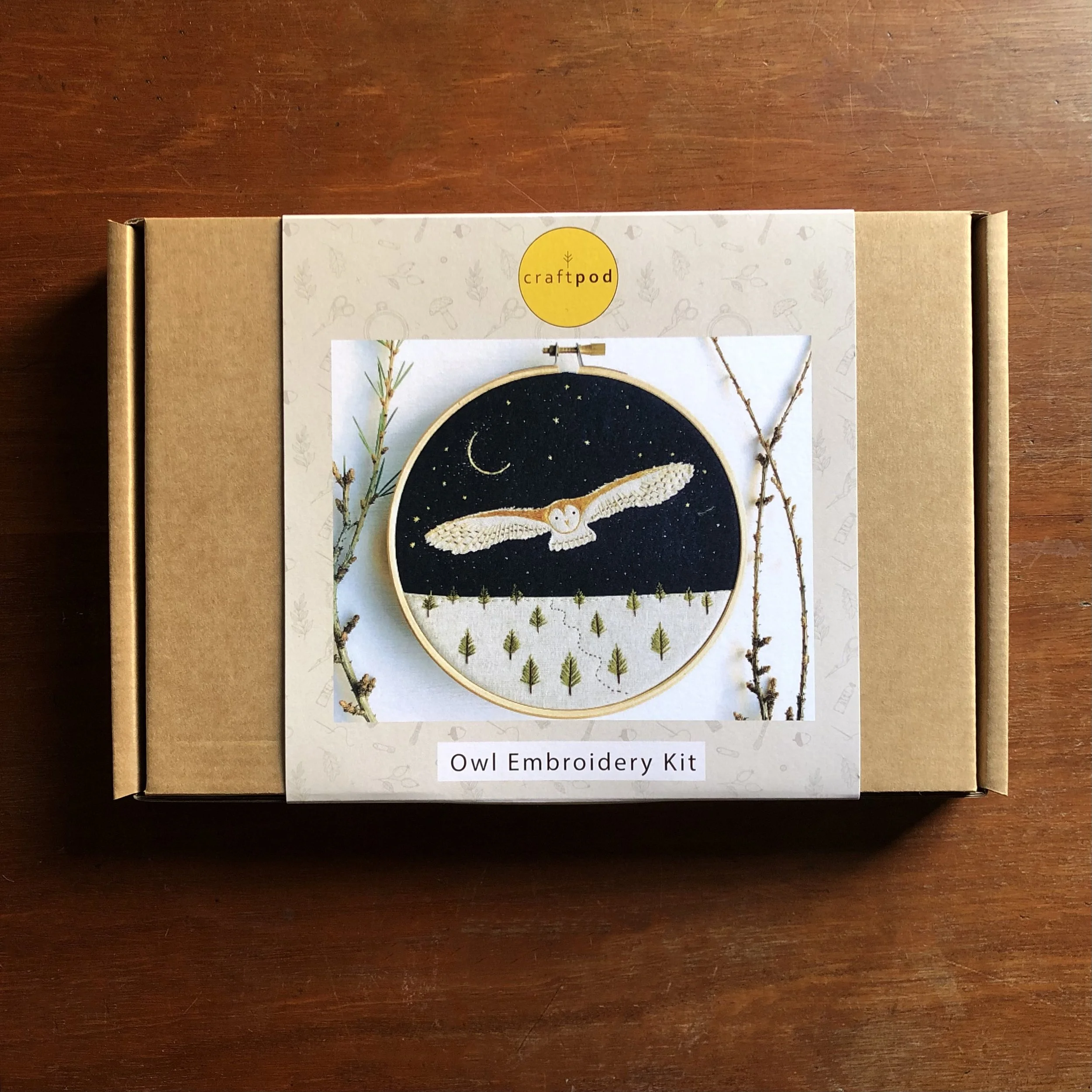 Owl Embroidery Kit