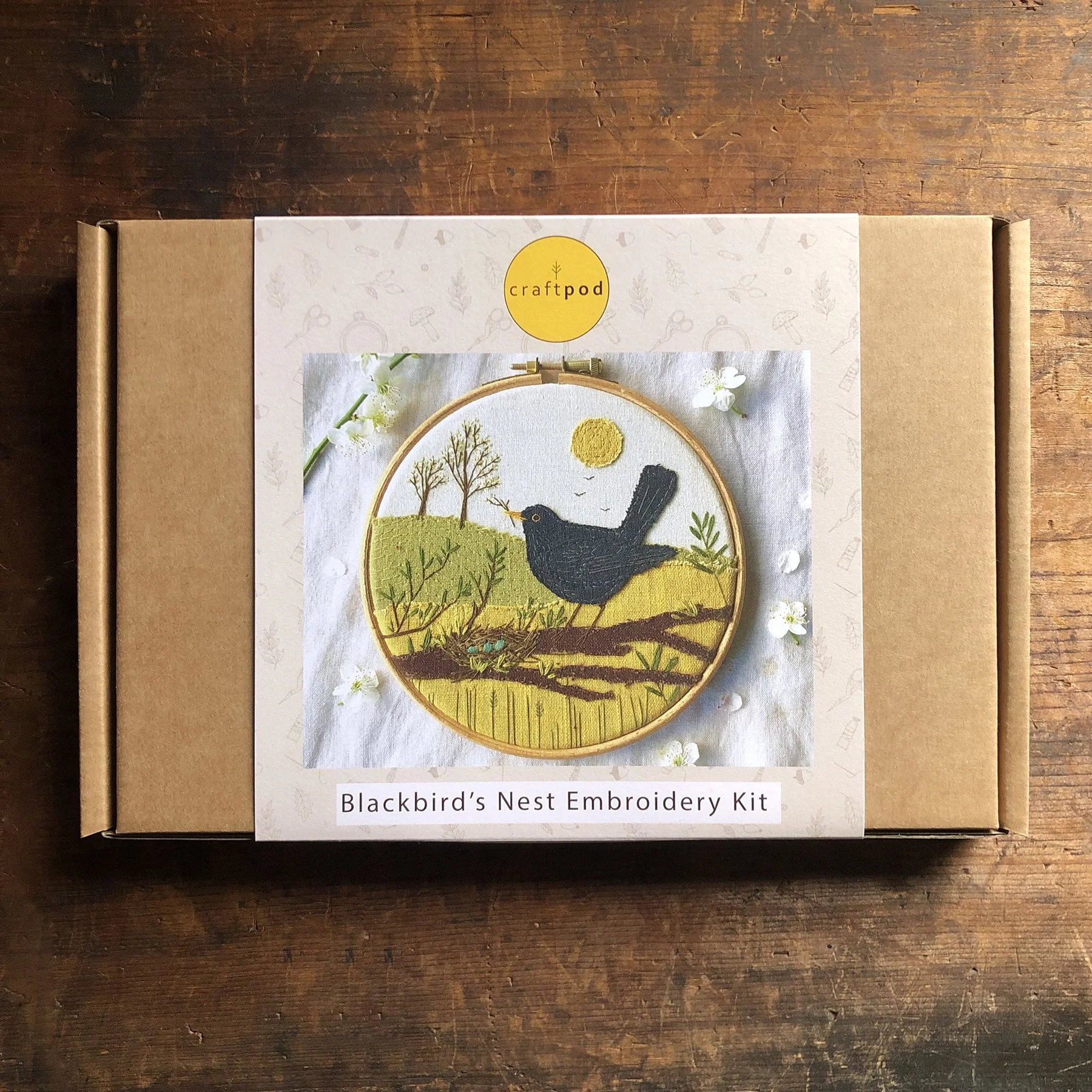 Blackbird Embroidery Kit
