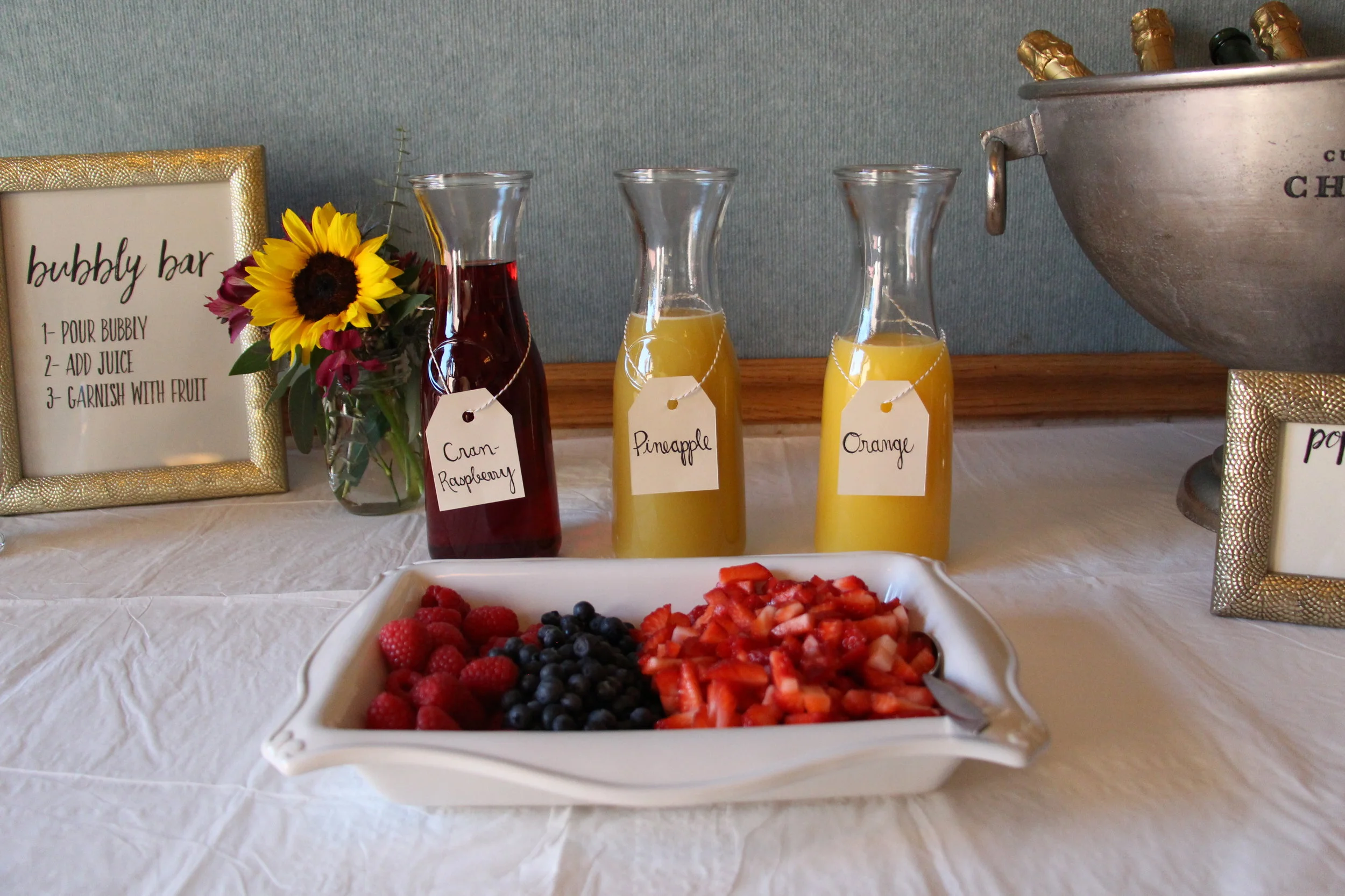 Brunch and Bubbly Bridal shower — lovemin