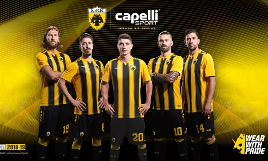 AEK reveal new jersey designs for 2018 