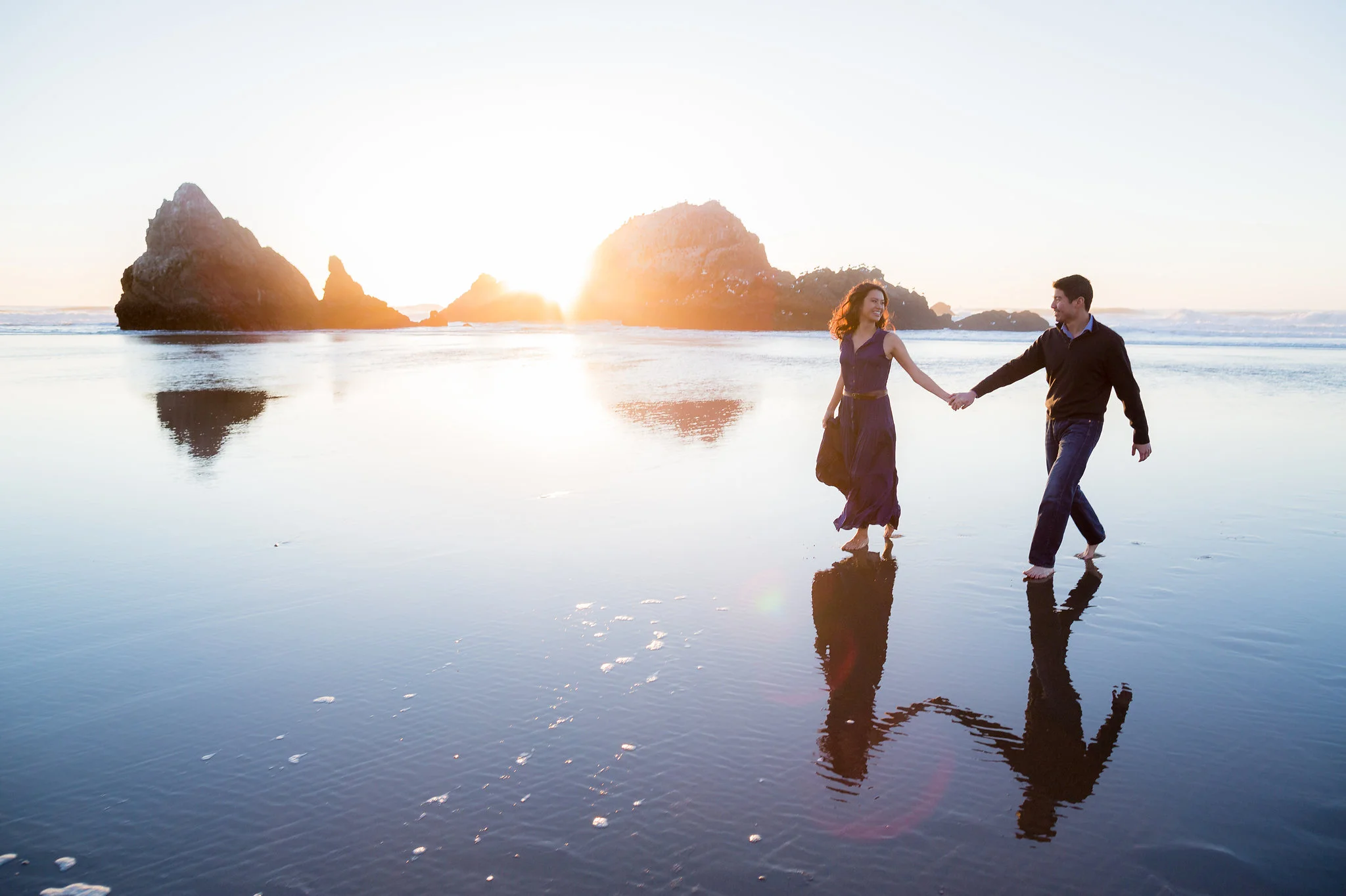 Sutro Bath Sunset, San Francisco CA