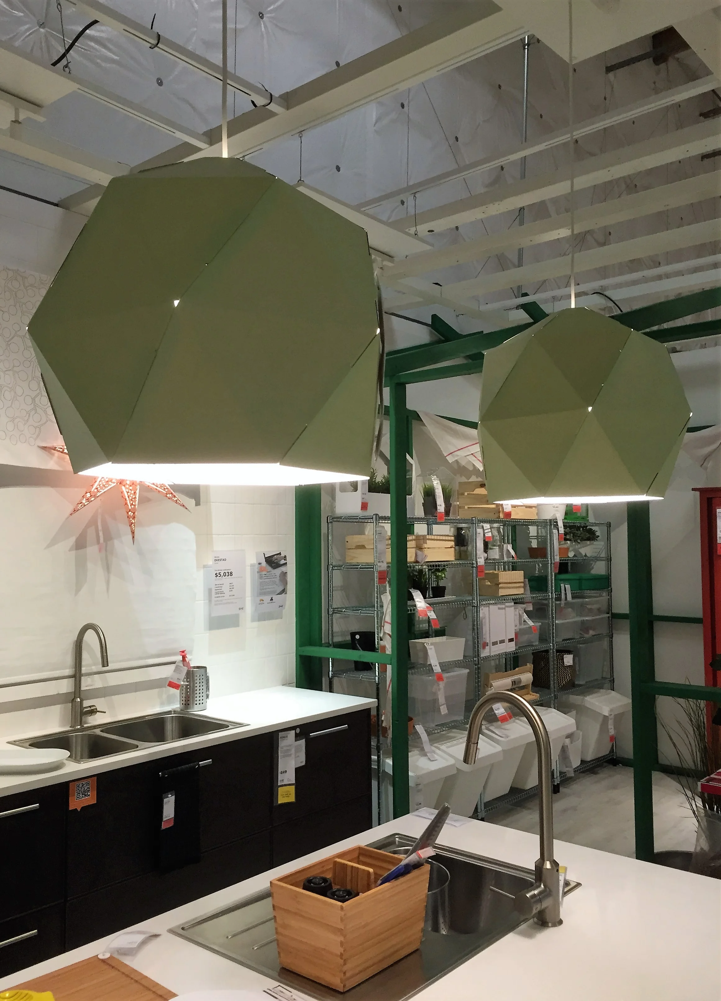 JOXTORP Pendant lamp shade, light green $4.99